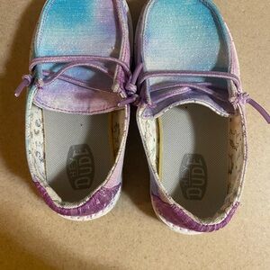 Hey Dude Kids' Purple and Blue Shoes